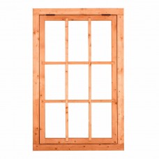 Uitzetraam Red class wood 9 ruits 100x155,4 cm 